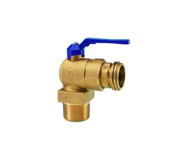 1-1/4" Mpt × 1-3/4" Acme Double-Check Fill Valve With 90° Ball Handle 1