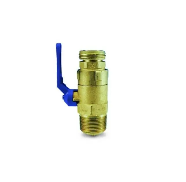 1-1/4" Mpt × 1-3/4" Acme Double-Check Fill Valve With Straight 180° Ball Handle 1