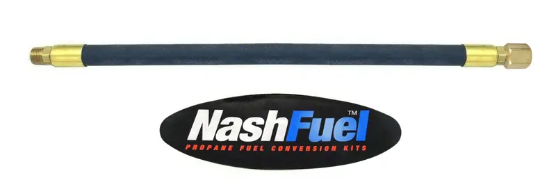 1/4" Male Npt To 1/4" Female Pipe Thread Crimped Rubber Pigtail For Propane/Lpg Bbq Applications 1