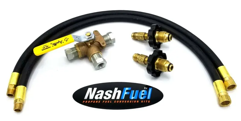 1/4" Npt 3-Way Ball Valve For Dual Propane Tank Switchover – Vapor-Service Rated 1