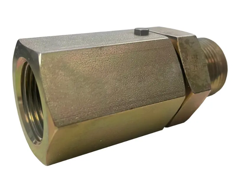 1/4" Npt Steel Swivel Adapter – Male-To-Female For Propane & Natural Gas Lines 1