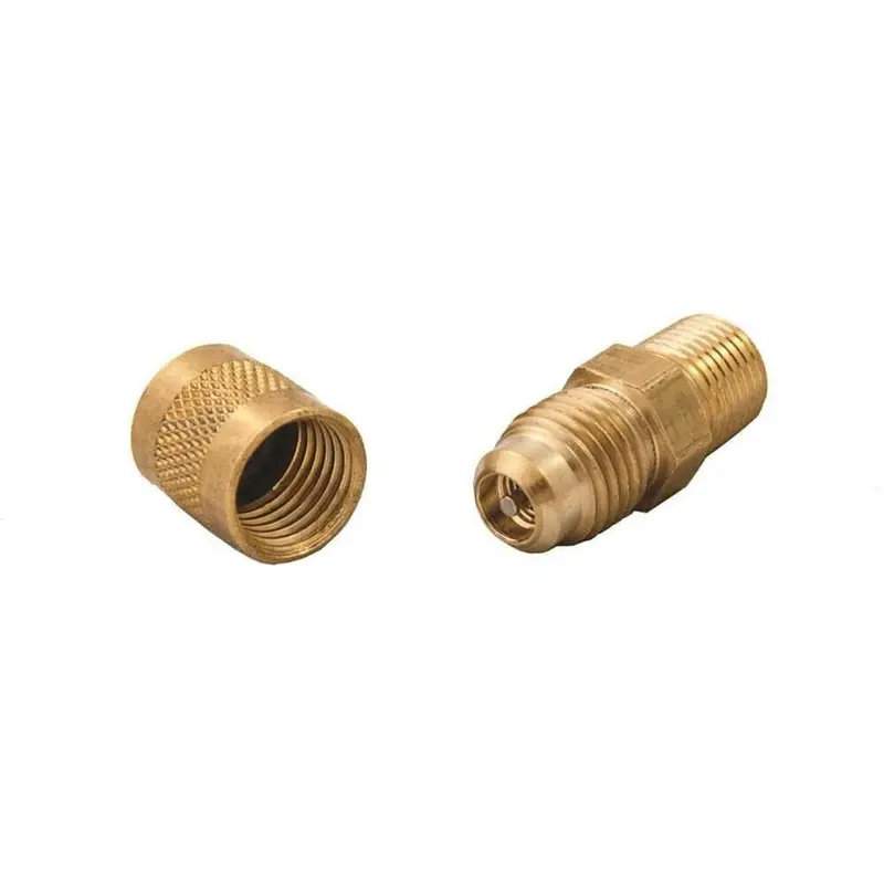 1/8" Mpt Propane Test Tap With Schrader Valve – Compatible With 1/4" Flare & Presto-Style Fittings 1