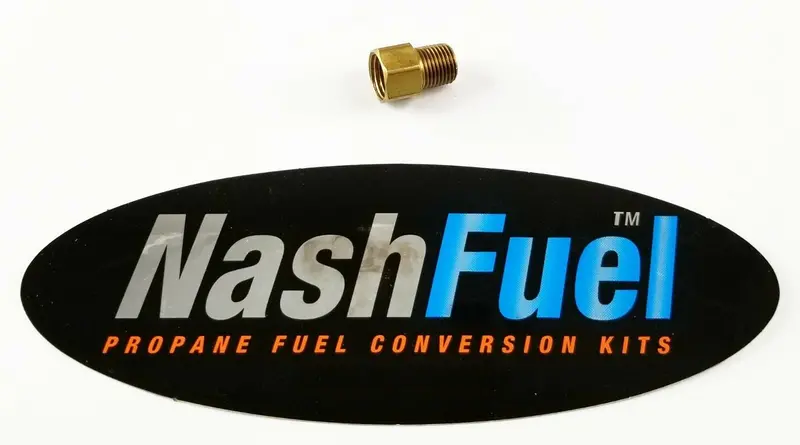 1/8" Npt Male To 1/4" Inverted Flare Female Fitting For Lpg And Natural Gas Installations 1