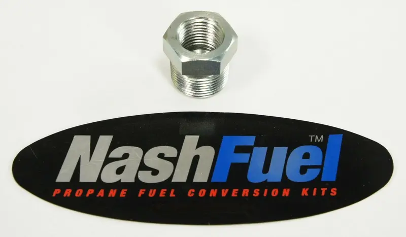 1" Male Pipe Thread To 1/2" Female Pipe Thread Hex Reducer Fitting For Propane/Natural Gas Lines 1
