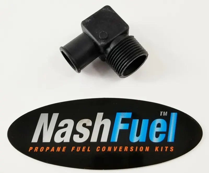 1" Mpt To 1" Male Hose Barb 90° Fitting For Propane/Natural Gas Mixers And Regulators 1