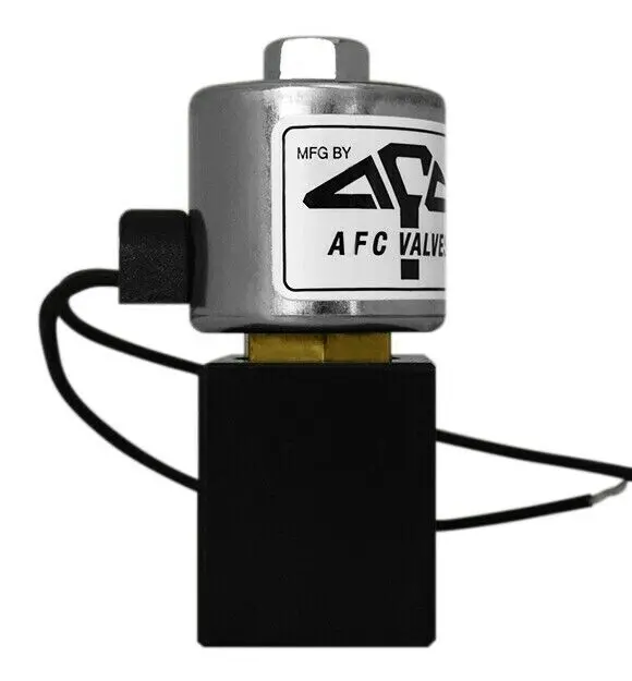 12V High-Flow Propane Lock-Off Valve – 300 Psi, 3/8" Npt, 90° Elbow 1