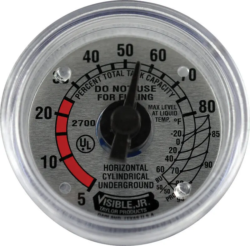 130026 Lp Dial Direct-Read Propane Gauge – Drop-In Design For Below-Ground Or Underfloor Tank Installation 1