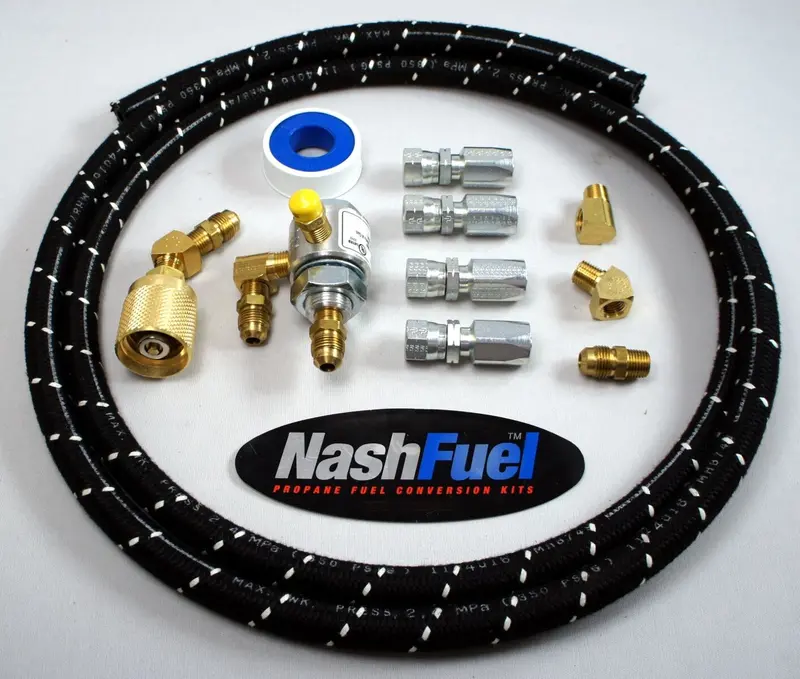 14 Ft Propane Hose Kit – 1-1/4" Acme Connection For Forklift & Industrial Lpg Use 1