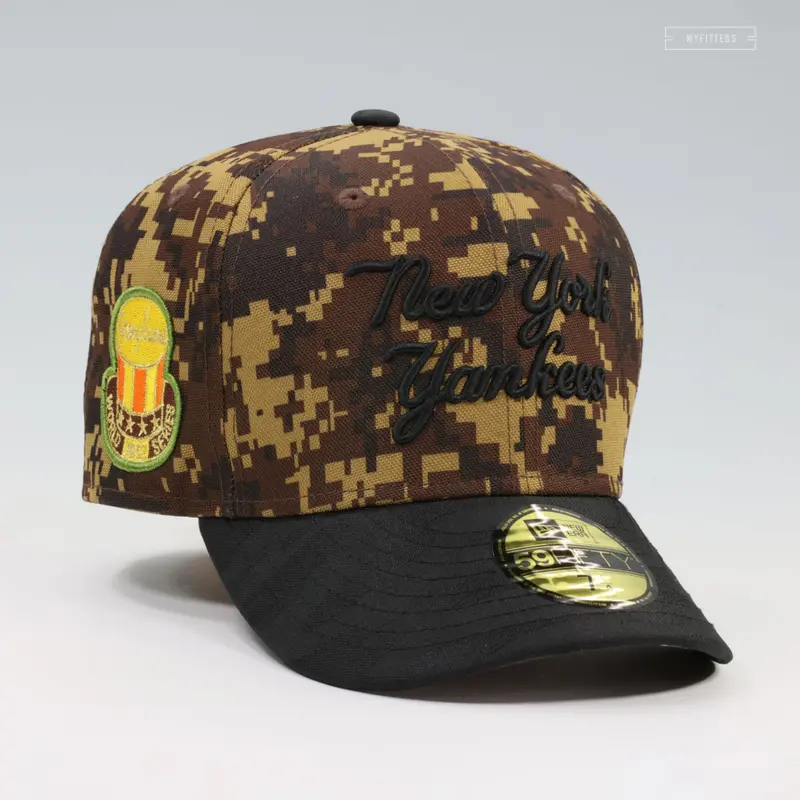 1952 New York Yankees World Series Cap – Digi Desert Camo Design, 50Th Year Commemorative 1