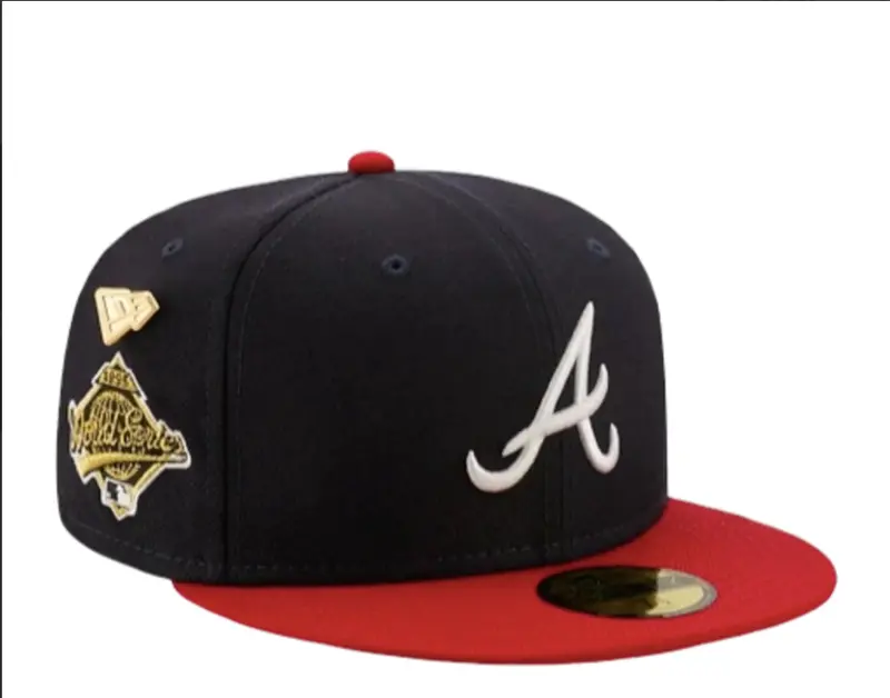 1995 Atlanta Braves World Series Classic Wool New Era Pin Cap 1