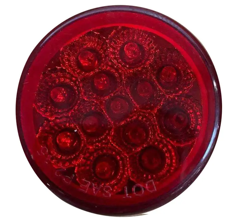 2-Inch Round Led Clearance & Side Marker Light – Clear Lens 1