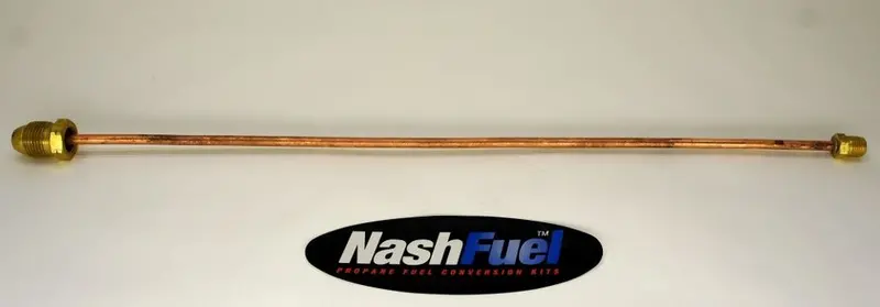 20-Inch Copper Pigtail Extension For Propane Regulators – 1/4" Mpt To Pol Fitting 1