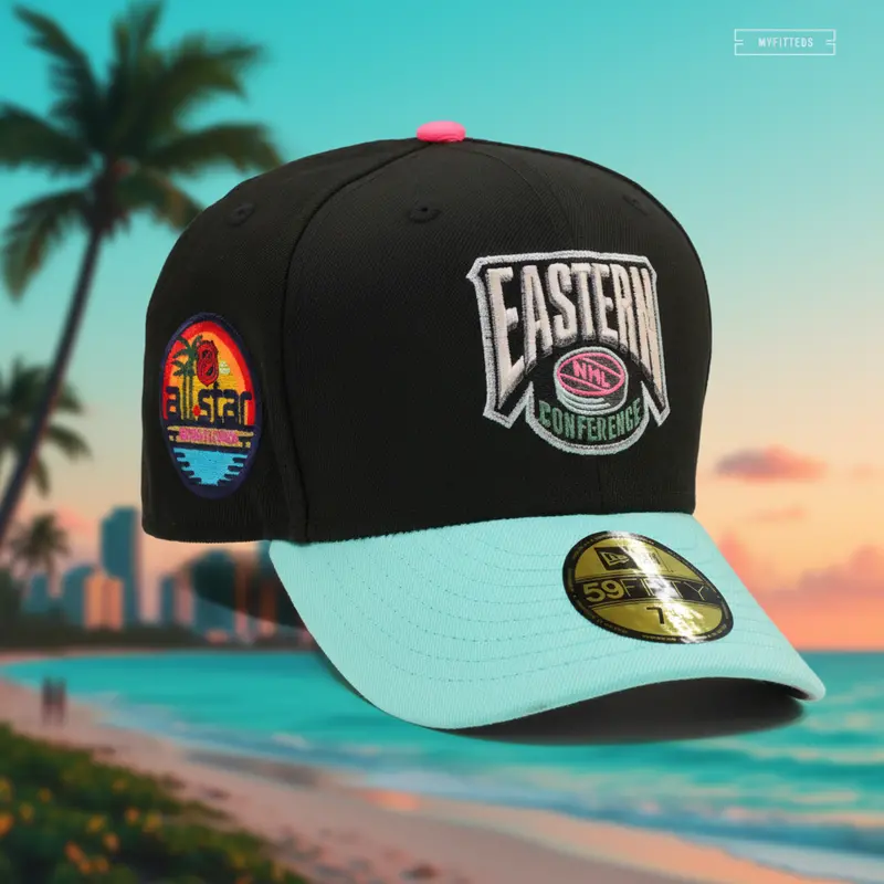 2023 Nhl All-Star Game South Florida Eastern Conference Jersey-Inspired Fitted Cap 1