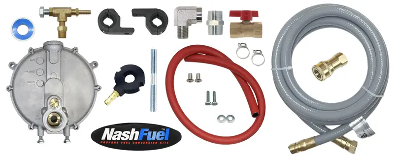 25-Foot Flexible Conversion Hose With Ball Valve — Briggs 192412 Generator 1