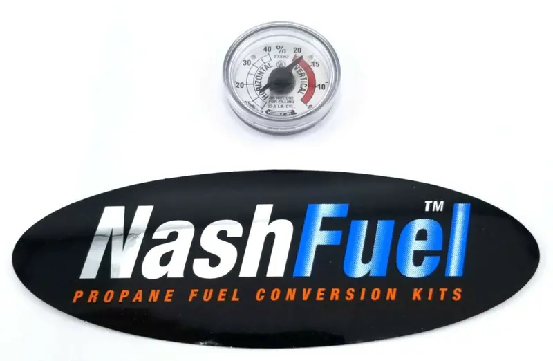 2733U Junior Round Propane Cylinder Gauge – 33.5-Lb Capacity, Analog Dial (Model Ju160B) 1