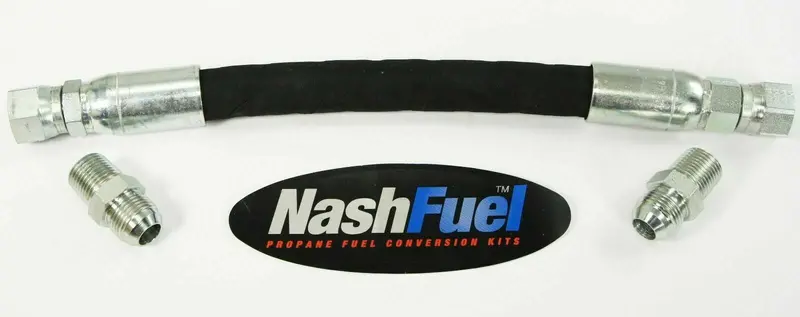 3/4" Crimped Low-Pressure Propane & Natural Gas Vapor Hose Assembly With Npt Fittings 1