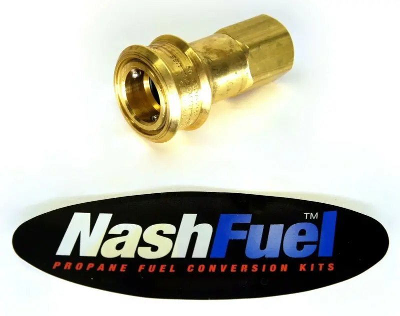 3/4" Low-Pressure Brass Quick Connect – Female Vapor Fitting For Propane & Natural Gas 1