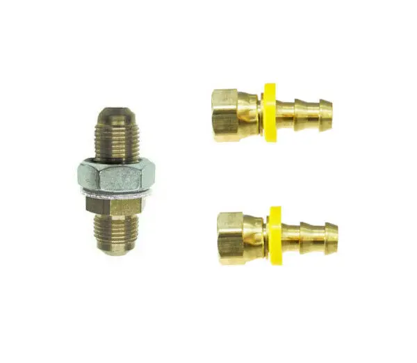 3/8" Male Flare Straight Bulkhead Fitting For Propane Lines – Rv, Motorhome & Generator Use 1