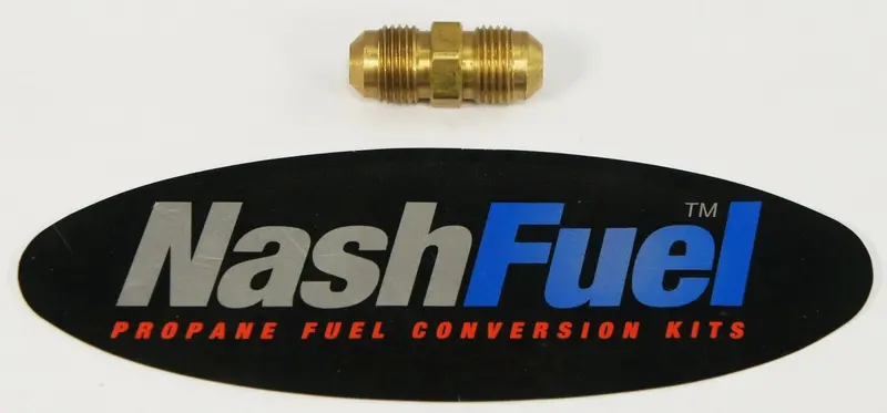 3/8" Male Sae Flare Brass Union Fitting For Propane And Natural Gas Grill Lines 1