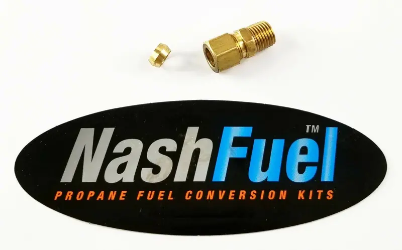 3/8" Npt Male To 3/8" Od Tube Compression Fitting For Propane, Natural Gas, And Compressed Air 1