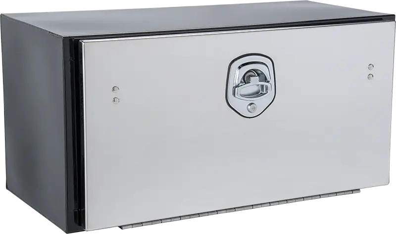 36" X 18" X 18" Steel Toolbox With Stainless Door And Hansen Latch 1