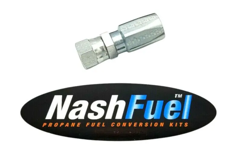4401-6 Female Sae Flare Fitting – 3/8" Screw-On, Accepts 5/16" Hose, 350 Psi Propane Rated 1