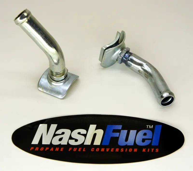 45° Lpg Vaporizer Installation Fitting – Connects To Existing 5/8" Heater Hose Lines 1