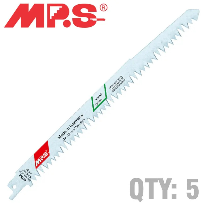5 Tpi Wood-Cutting Sabre Saw Blade – 230Mm Fast-Cut, 5-Pack 1