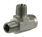 5603-08-08-08F Steel 1/2" Npt Triple Adapter – Male/Male/Female For Propane & Air Lines 1