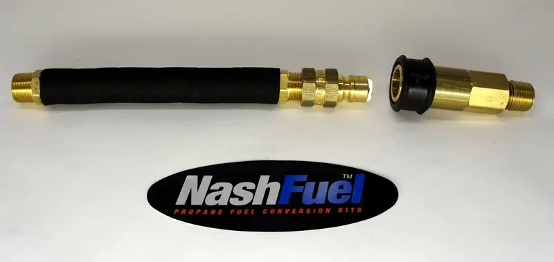 6-Foot 1/2-Inch Low-Pressure Natural Gas Or Propane Quick-Connect Supply Hose 1