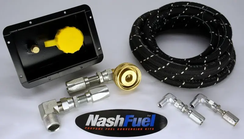 6-Foot Propane Remote Fill Kit With Mounting Receptacle For Rvs And Motorhomes 1