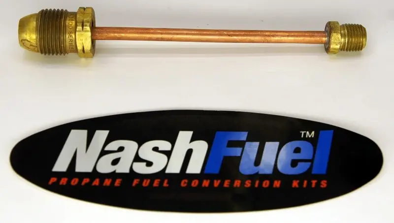 6-Inch Copper Pigtail For Propane Regulator Extensions – 1/4" Mpt To Pol Connection 1