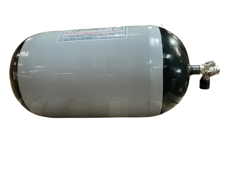 80L Type Ii Cng Tank – Natural Gas Storage Cylinder Featuring 1-1/8"-12 O-Ring Seal And 12V Vega Valve 1