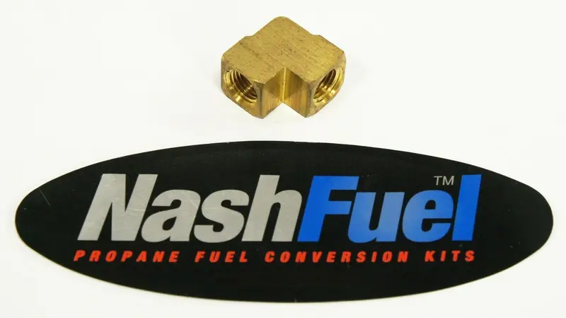 90-Degree Female 1/4" Npt To Female 1/4" Npt Propane & Natural Gas Fitting 1