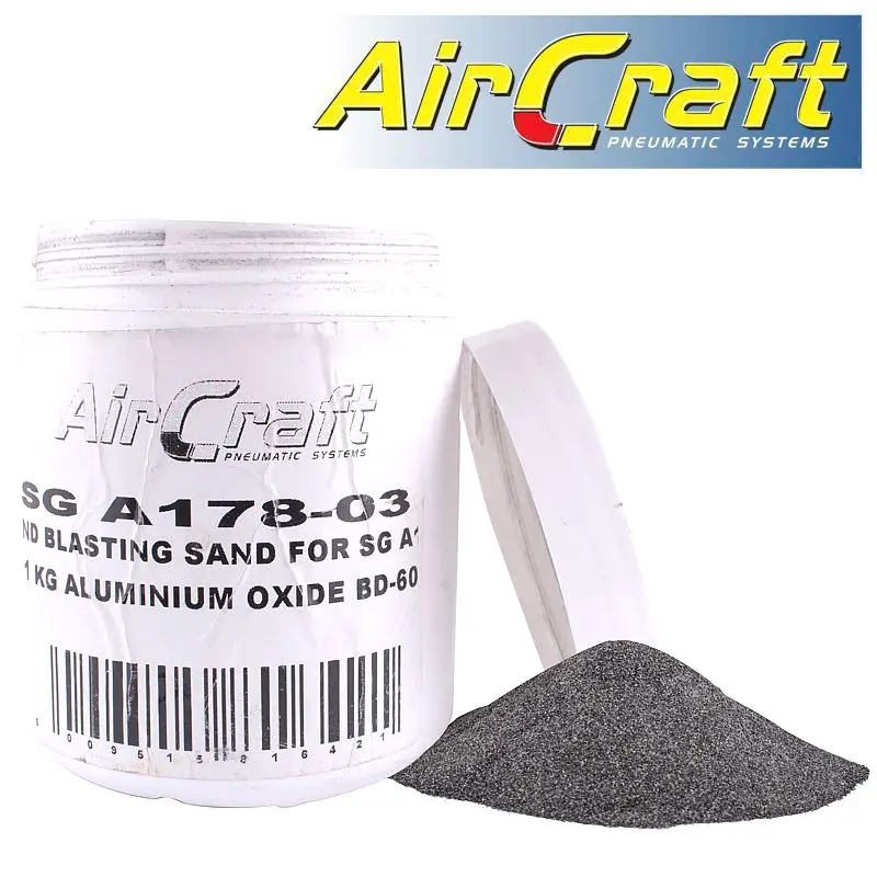 A178-Compatible Aluminum Oxide Sand — 120-Grit, 1Kg (Bd-60 Formula) 1