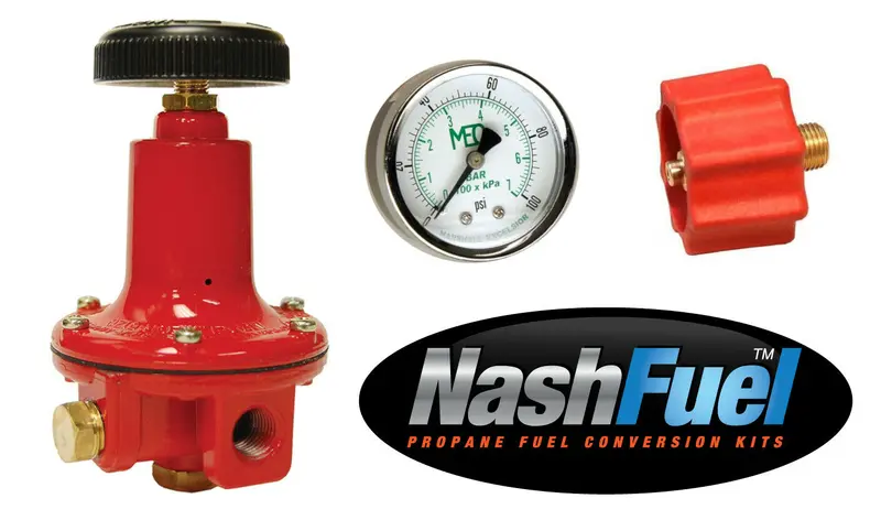 Adjustable Propane Regulator – Me519 With 100 Psi Range, Dial Gauge, And 1-5/16" Acme Thread 1