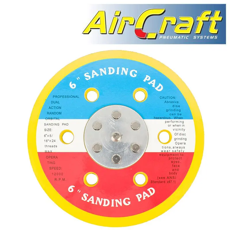 Aircraft-Grade Sanding Pad – Designed For Air Palm Sanders (Model At0026) 1