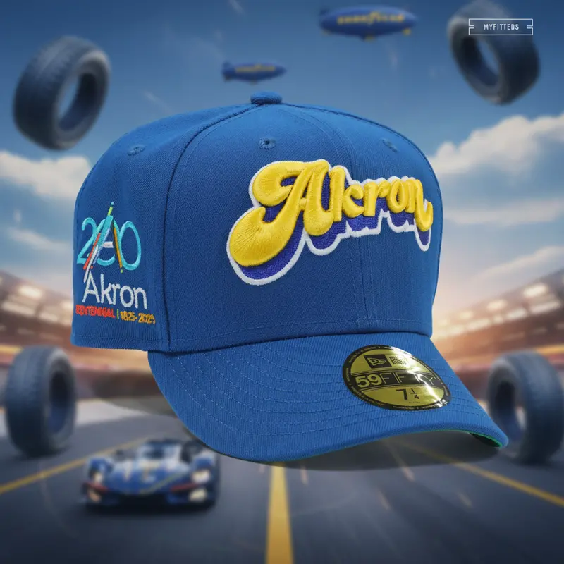 Akron Rubberducks Bicentennial 200-Year Commemorative Fitted Cap – New Era 1