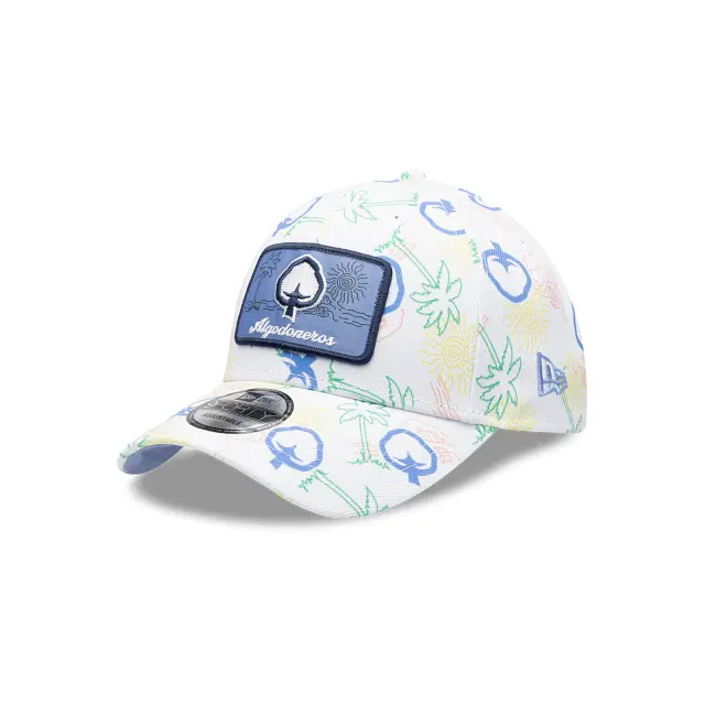 Algodoneros De Guasave Lamp Printed 9Forty Adjustable Strapback Cap 1