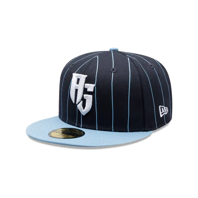 Algodoneros De Guasave Pinstripe Cap – Lamp Fangear 59Fifty Structured Hat 1