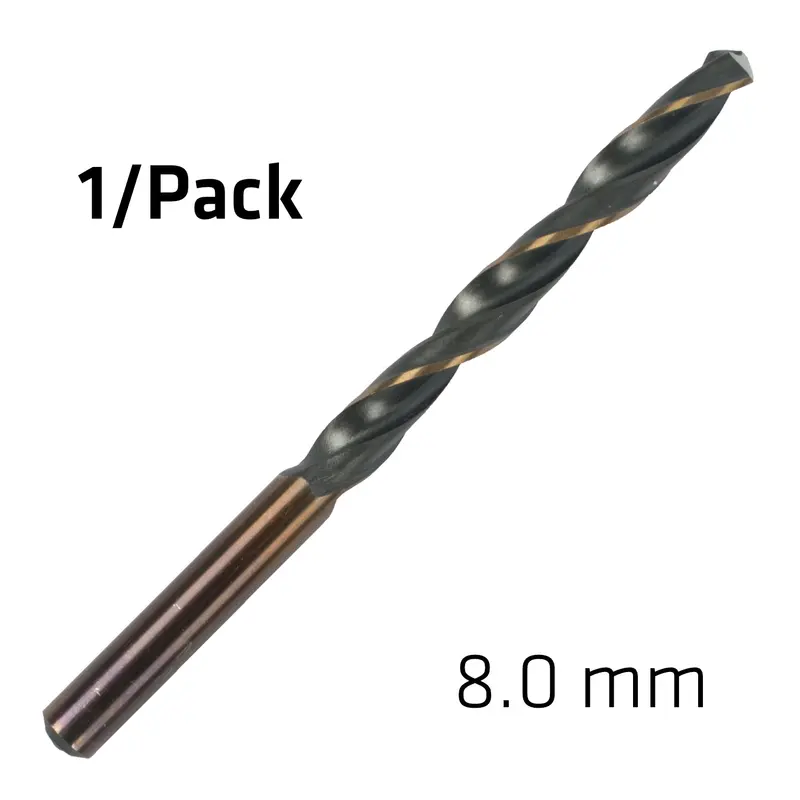 Alpen Hss Sprint Master 8.0 Mm Sleeved Drill Bit – Din 338 Standard 1