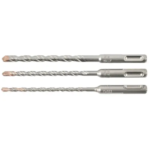 Alpen Sds-Plus F4 Drill Bit Set – 3-Piece, 5, 6, And 8 Mm × 160 Mm 1