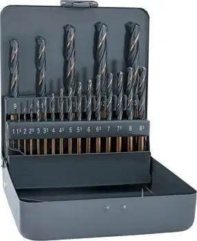 Alpen Sprint Master Km21 Multi-Range Drill Bit Set – 21-Piece, 1–8.5 Mm (0.5 Mm) & 9–13 Mm (1 Mm), Metal Storage Box 1