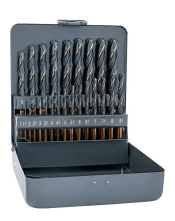 Alpen Sprint Master Km25 Hss Drill Bit Set – 25-Piece (1–13Mm × 0.5Mm), Protective Metal Case 1