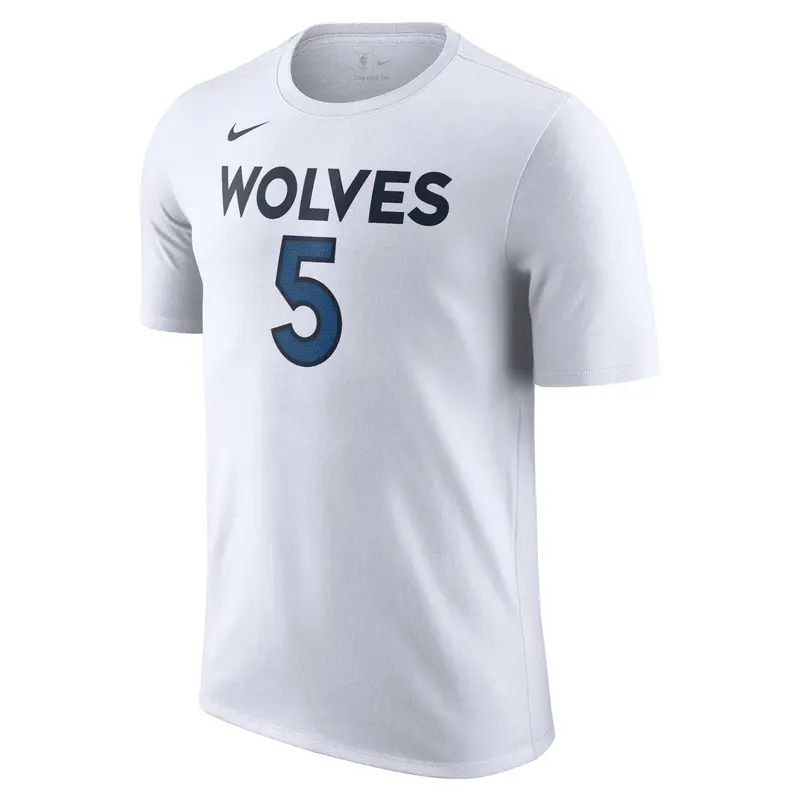 Anthony Edwards Minnesota Timberwolves Nike Nba Crewneck Tee – White 1