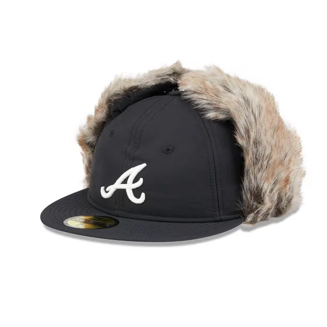 Atlanta Braves Mlb Dogear Retro Crown 59Fifty Fitted Cap 1