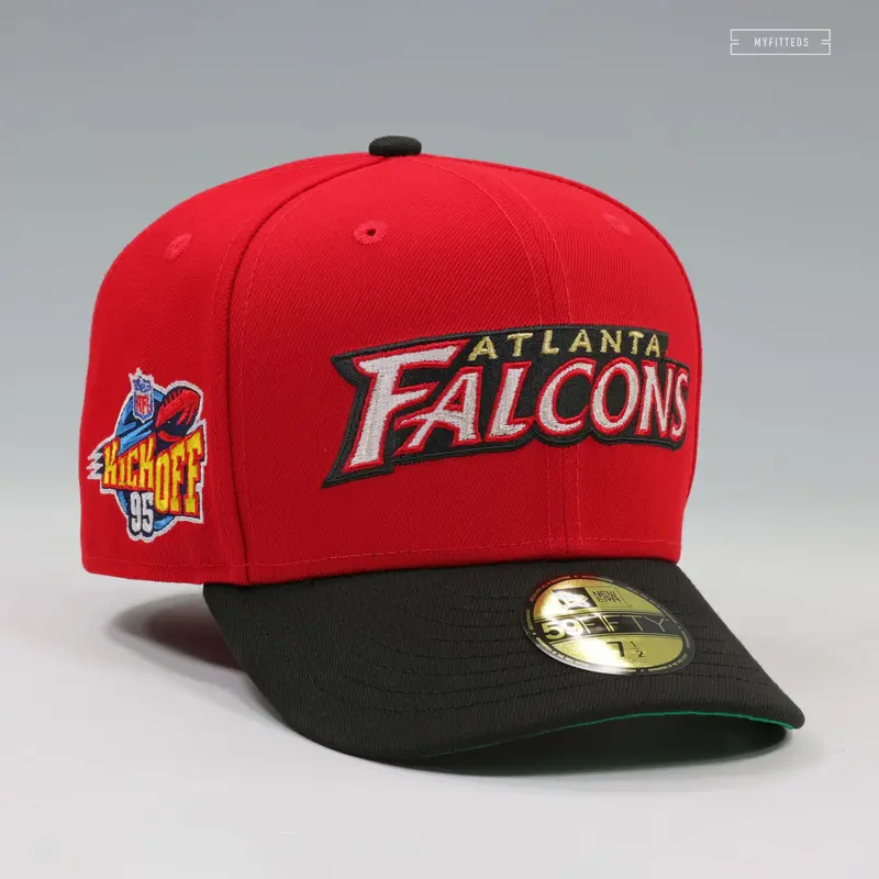 Atlanta Falcons 1995 Nfl Kickoff Cap – Retro Scarlet & Jet Black Colorway 1