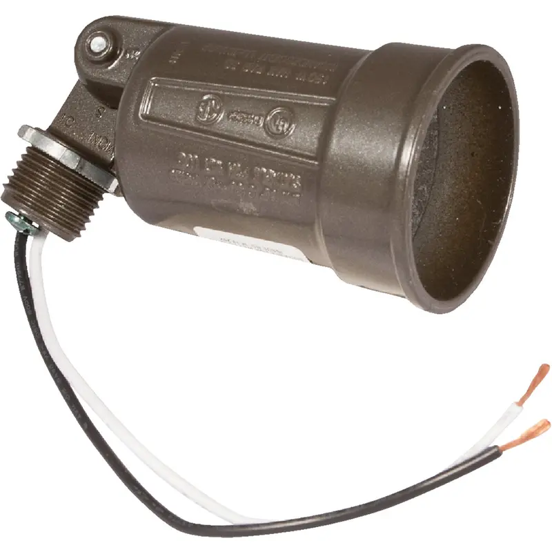 Bell Weatherproof Outdoor Lampholder – 150W Par38 Bronze Fixture, Shrink-Wrapped Packaging 1
