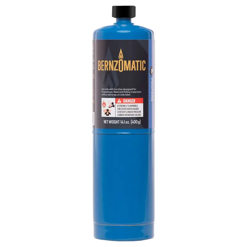 Bernzomatic Tx9 Propane Hand Torch – 400G (14.1 Oz) Cylinder, High-Output Flame 1