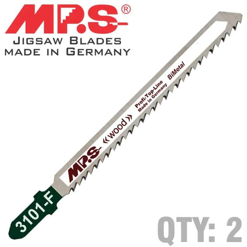 Bi-Metal T-Shank Jigsaw Blade For Wood – 10 Tpi Durable Design 1